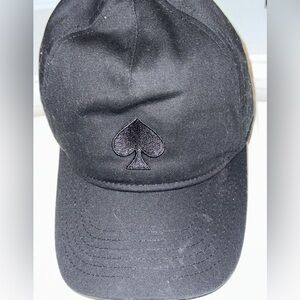 Kate Spade Black baseball hat with Spade Emblem